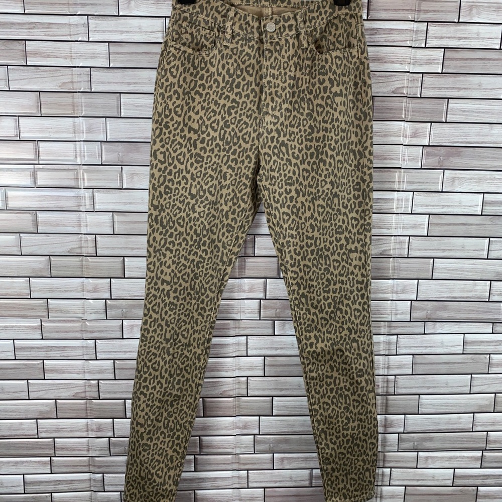 NEW! Pacsun Animal Print High Rise Jeggings Size 26  Skinny Jeans Cheetah